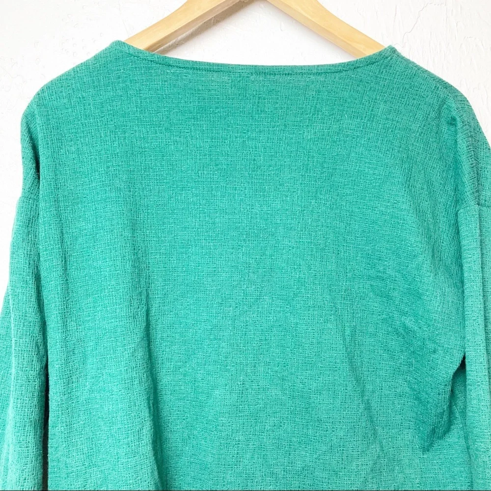 Old Navy tie front long sleeve shirt